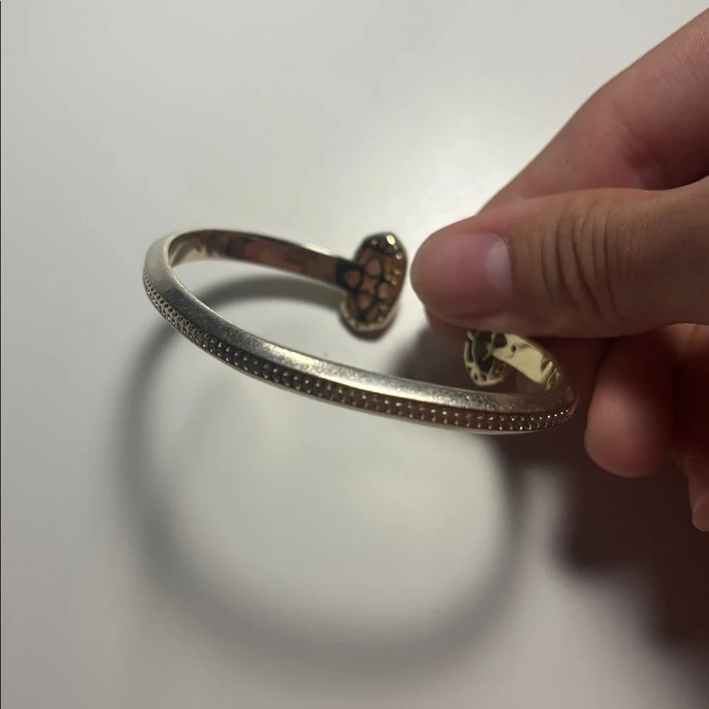 kendra scott gold and pink gem bracelet! - Picture 3 of 4